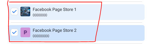Select multiple pages